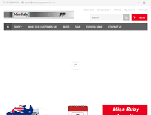 Tablet Screenshot of missrubylegwear.com.au